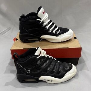 🔥 Vintage Nike Air Sleep Hoop 830063-001 Black Varsity Red – Size 8 –with OG Box